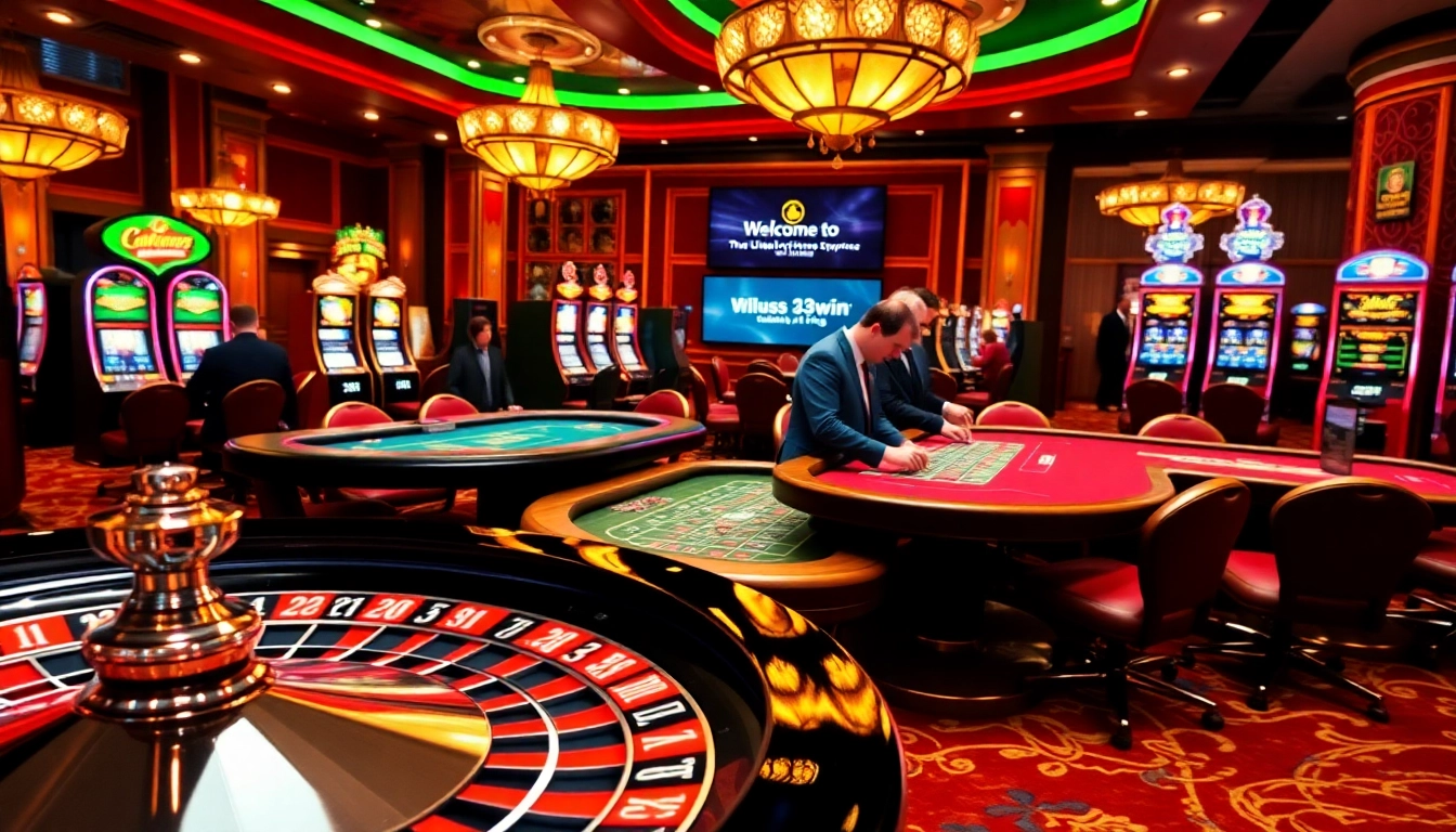 Experience the thrill of winning at 32Win, where players engage at vibrant casino tables.